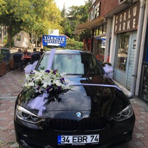 Gelin arabası süslemesi